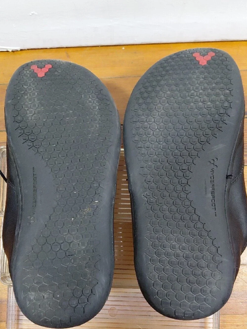 VivoBarefoot Men's Black Minimalist Wide Toe-Box Lace-Up Oxfords Size 10